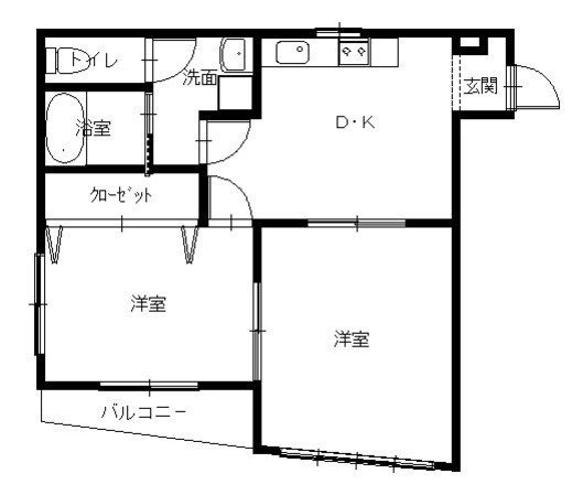 興徳ビルの物件間取画像